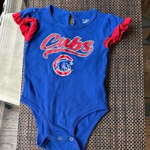 Genuine Merchandise Cubs Blue and Red Bodysuit